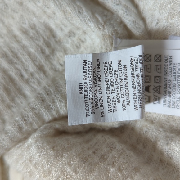 Lucky Brand Solid Woven Drop Needle Peasant - Picture 12 of 16